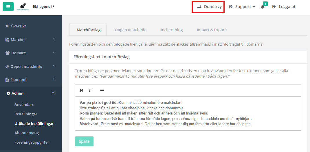 Domare OCH användare/admin – bild 1