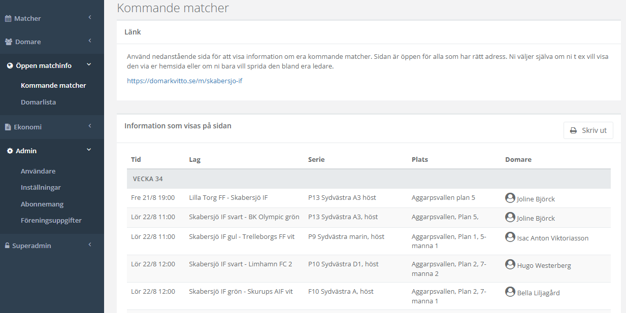 Facelift kommande matcher – bild 1