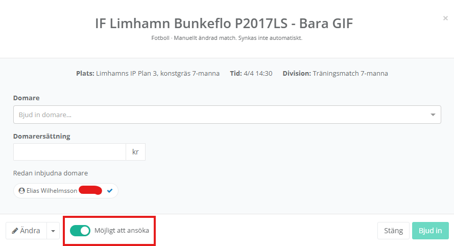 Låt era domare ansöka om att få döma! – bild 1